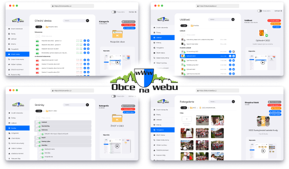 Administrace pro správu obsahu stránek obce - Obce na webu